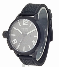 U-Boat Mens Black Stainless Steel Watch 1025