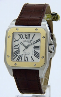 Cartier Santos W20072X7 White Dial Watch