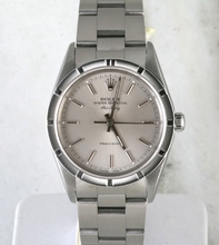 White Rolex 14010 Mens Stainless Steel Watch