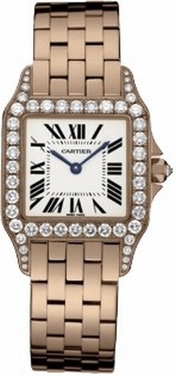 White Cartier WF9007Z8 Unknow Rose Gold Watch