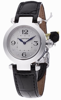 Cartier Pasha WJ11902G Silver Dial Watch