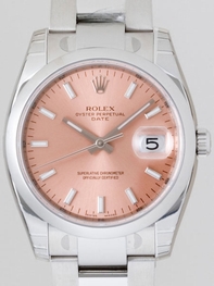 Rolex Date Mens Series 115200PSO Watch