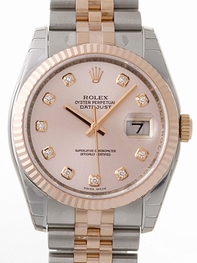 Gold Rolex 116231 Mens 18k Rose Gold Watch