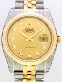 Rolex 116233 Automatic 18k Yellow Gold Watch