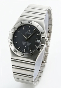 Omega Mens Stainless Steel Watch 1502.40.00