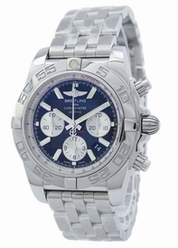 Blue Breitling A011B67PA Mens White Gold Watch