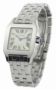 White Cartier W25075Z5 Mens Stainless Steel Watch