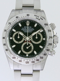 Rolex Daytona 116520B Stainless Steel Case Swiss Watch