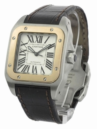 Cartier Santos W20107X7 Stainless Steel Case Swiss Watch