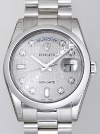 Mens Rolex President Mens 118206SD Platinum Watch