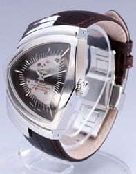 Automatic Hamilton H24515591 Unisex Brown Skeleton Watches