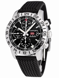 Black Chopard 16/8992-3001r Mens Stainless Steel Watch