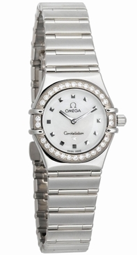 Omega Constellation Ladies 1465.71.00 Stainless Steel Case Swiss Watch