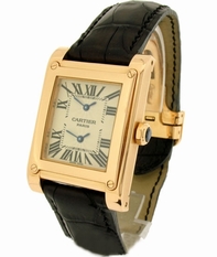 Cartier Mens Yellow Gold Watch W1537651