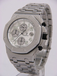 Audemars Piguet Royal Oak Offshore 25721ST.OO.1000ST.07 White tapisserie dial Dial Watch