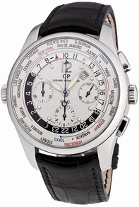 Mens Girard Perregaux Worldwide Time Control 49805-11-151-ABA6A Stainless Steel Watch