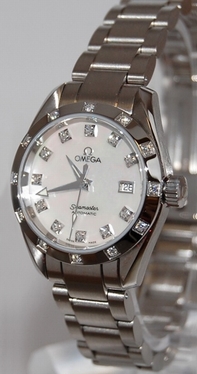 Swiss Automatic Omega 2564.75.00 Womens White Mother-of-pearl Watches