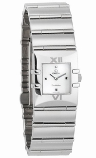 Omega Constellation Ladies 1521.71.00 White Mother Of Pearl Dial Watch