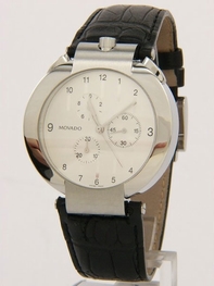 Movado Eliro 0604891 Silver Dial Watch