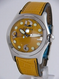 Corum Bubble XL 163-250-20-0f05fz30r Yellow Dial Watch