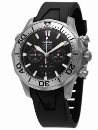 Black Omega 2993.52.91 Mens Stainless Steel Watch