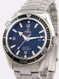 Blue Omega 222304601001 Mens Stainless Steel Watch