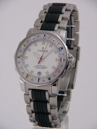 Corum Admirals Cup 982.530.20 V791 AA32  White Dial Watch