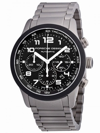 Black Porsche Design 6612.15.47.0245 Mens Titanium Watch