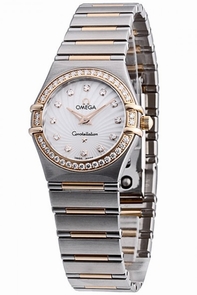 Omega Constellation Ladies 111.25.26.60.55.001 White Mother Of Pearl Dial Watch