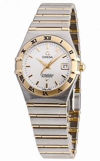 Omega Constellation Ladies 1292.70 White Mother Of Pearl Dial Watch