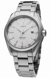 Silver Omega 231.10.39.61.02.001 Mens Stainless Steel Watch