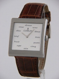 Corum Buckingham 138-181-20-0002 BA44 Silver Dial Watch