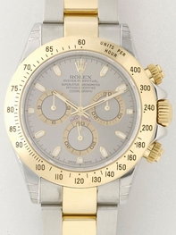 Mens Rolex Daytona 116523 Stainless Steel and 18k Yellow Gold Watch