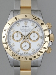 Rolex Daytona 116523WD Stainless Steel and 18k Yellow Gold Case Swiss Watch