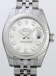 Womens Rolex Datejust Ladies 179174 Stainless Steel Watch