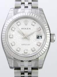 Rolex 179174 Silver Jubilee Diamonds Watch