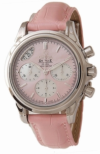 Automatic Omega 4878.74.34 Womens Pink Mother of Pearl Watches