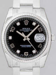 Rolex 115234 34 mm 100 meters/ 330 feet Water Resistant Watch