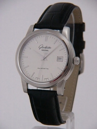 Mens Glashutte Senator Karree 39-11-11-13-04 Stainless Steel Watch