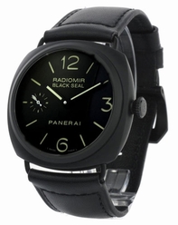 Black 'Sandwich' Dial Panerai PAM00292 Mens Ceramic Watch