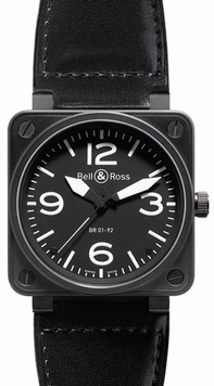 Automatic Bell Ross BR 01-92 Mens Black Watches