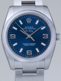 Automatic Rolex 114200BLASO Mens Blue Watches