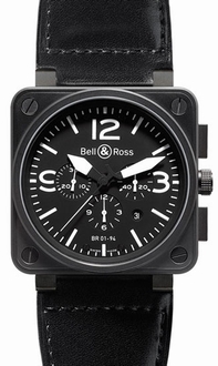 Bell Ross Mens Stainless Steel Watch BR 01-94