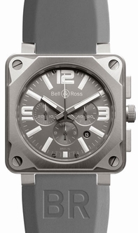 Mens Bell Ross BR01 BR 01-94 Titanium Watch