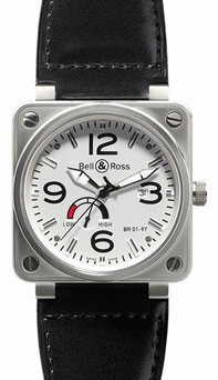 Bell Ross BR01 BR 01-97 White Dial Watch