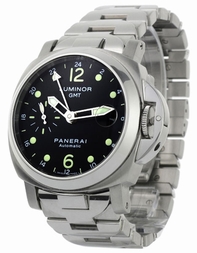 Panerai PAM00160 Automatic Stainless steel Belt Stainless steel Dial Color Black  Watch