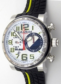 Graham 2BRYO.W01A.K66S 47 millimeters 100 meters (330 Feet) Water Resistant Watch