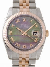 Rolex Mens 18K Rose Gold Watch 116231