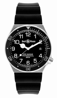 Bell Ross Professional TYPE MARINE Black Dial Watch