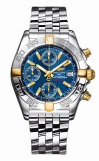 Blue Breitling B13358L Mens Stainless Steel Watch